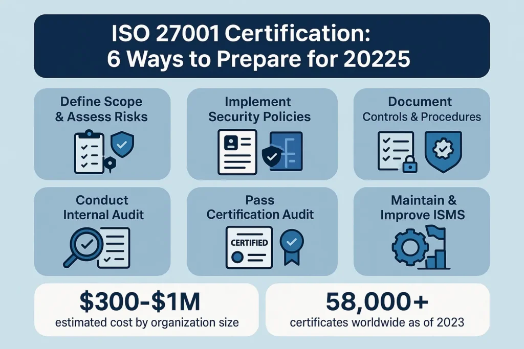 iso 27001 인포그래픽